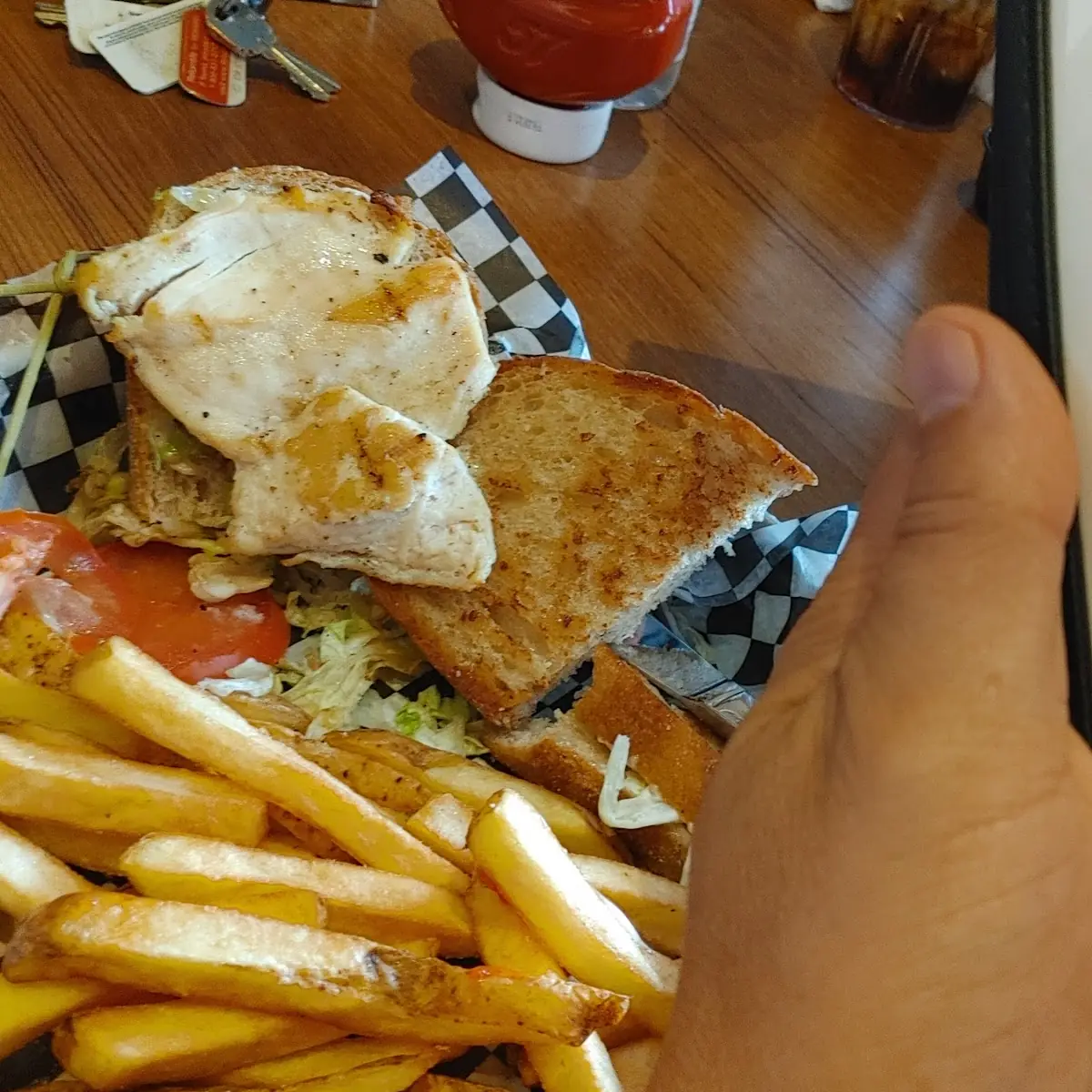 The not so Grilled Grilled Chicken Sandwich