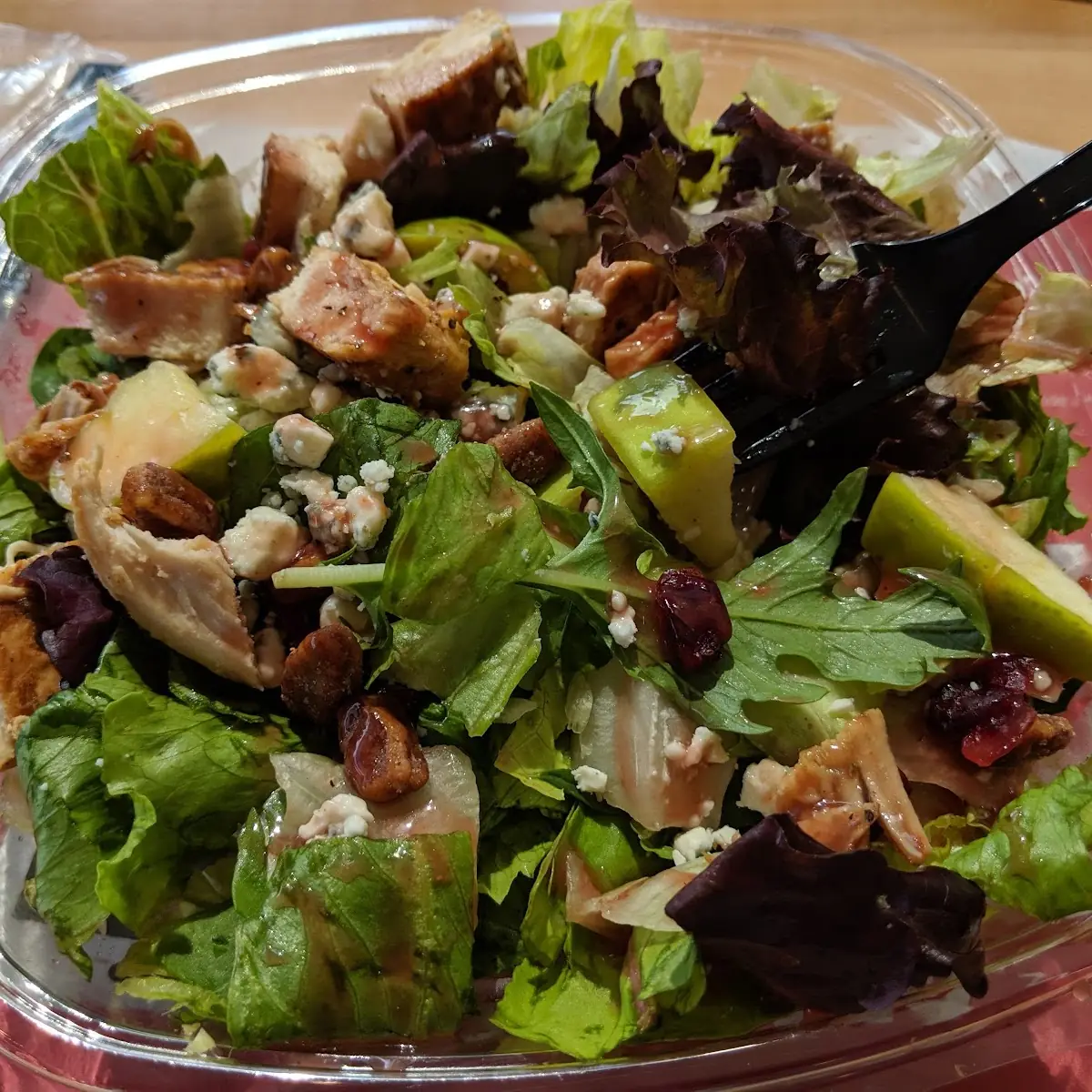 Apple Pecan Chicken Garden Salad