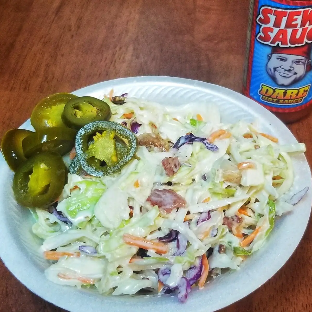 Spicy Bacon Ranch Coleslaw