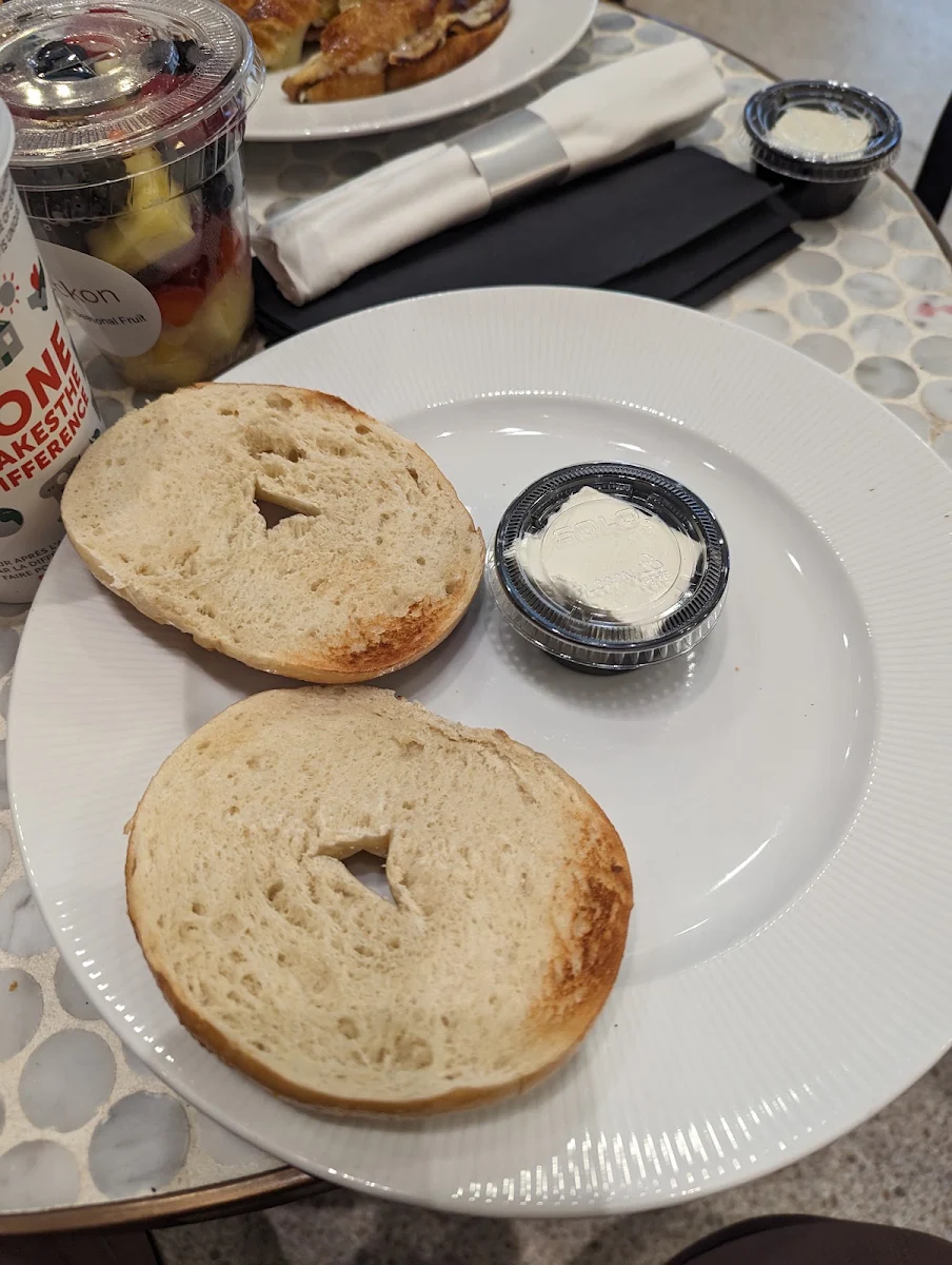 Croissant and Cream Cheese