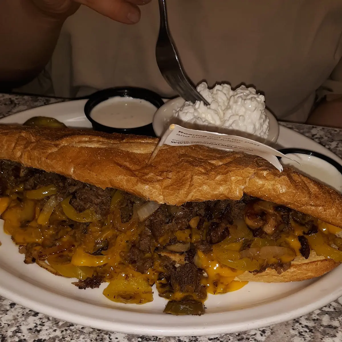 Philly Cheese Steak Sandwich