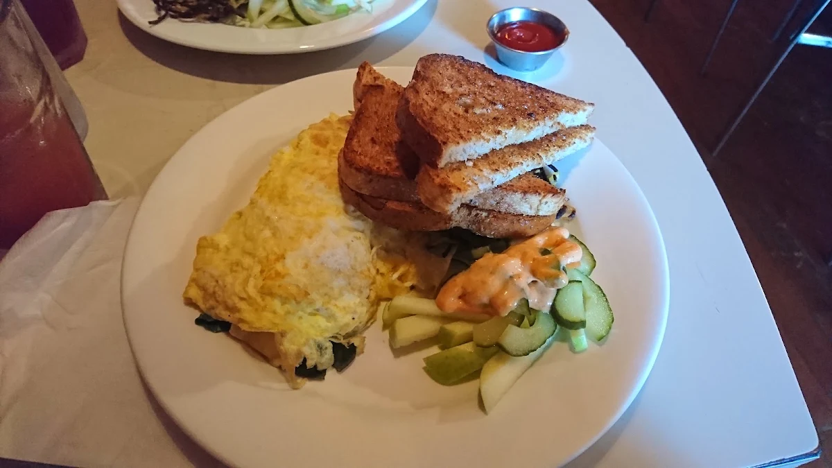 Spinach and Brie Omelette