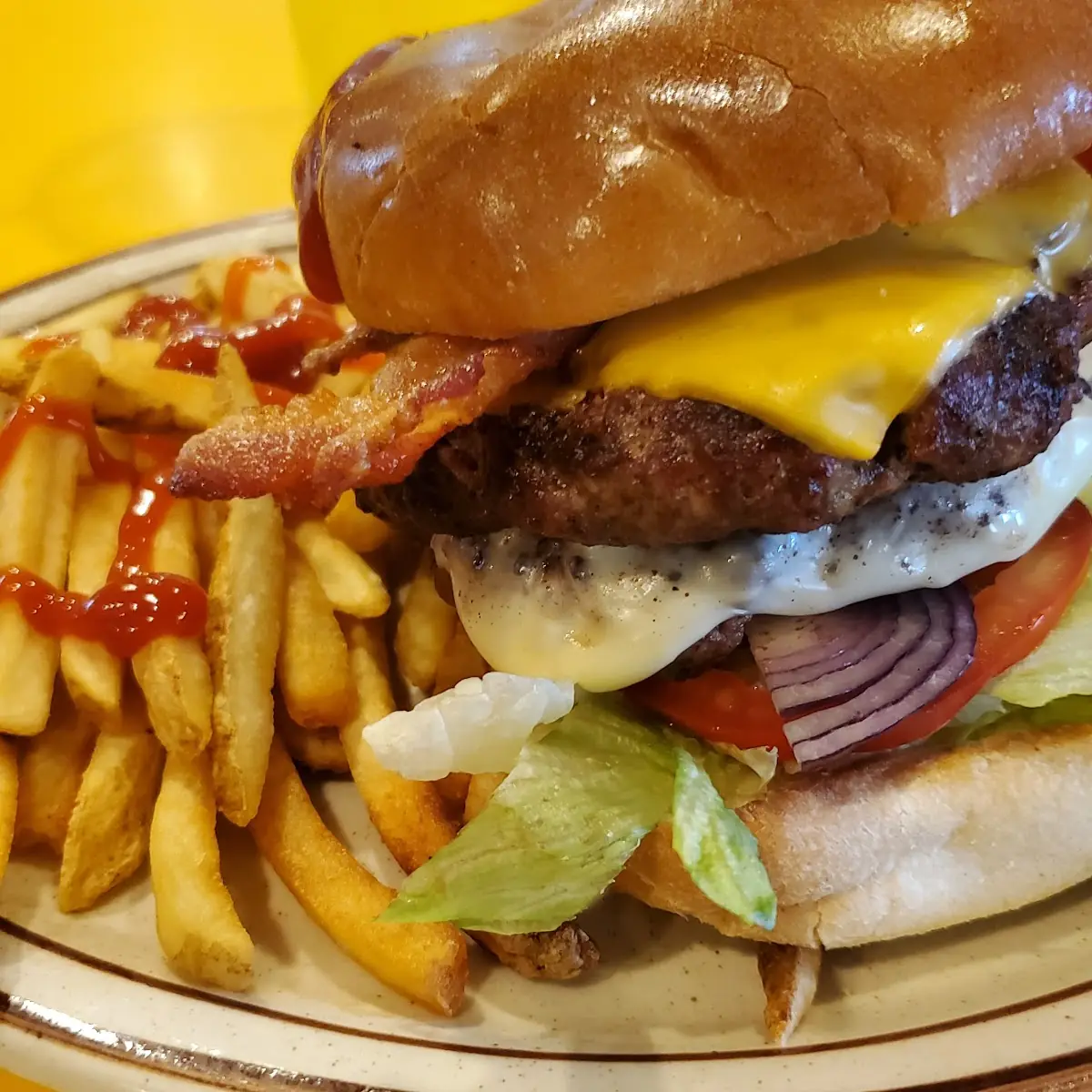 All-World Double Cheeseburger