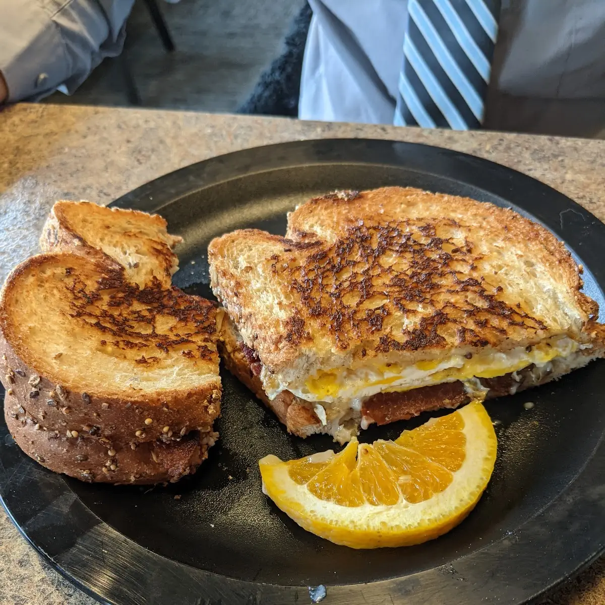 Bacon and Egg Breakfast Sandwich