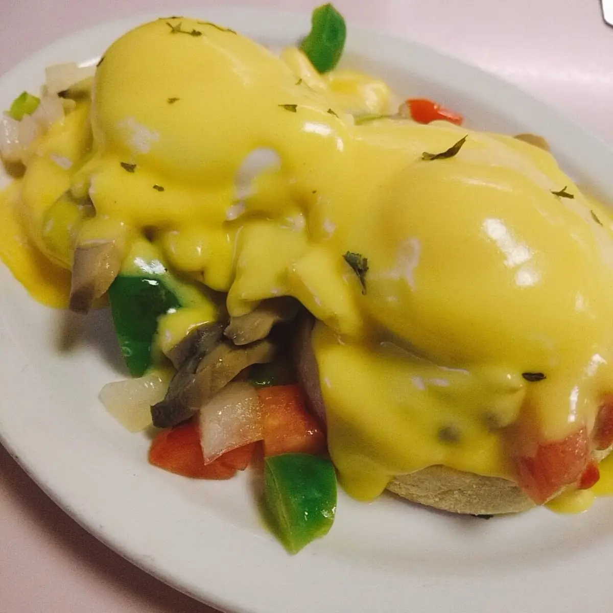 Vegetable Eggs Benedict