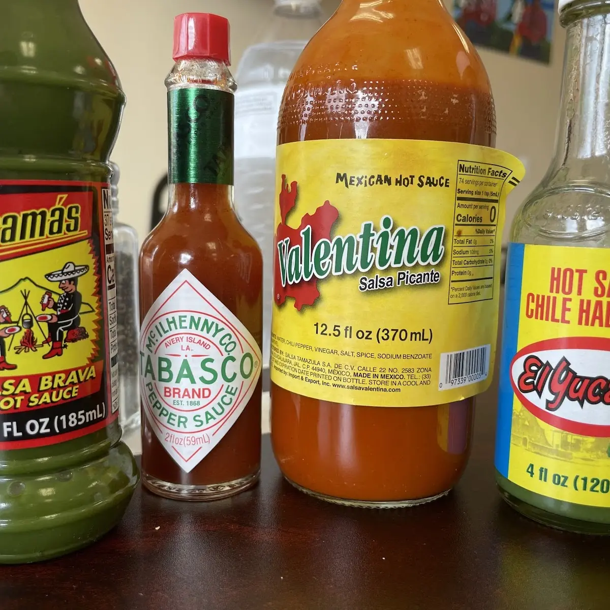 Various Hot Sauces