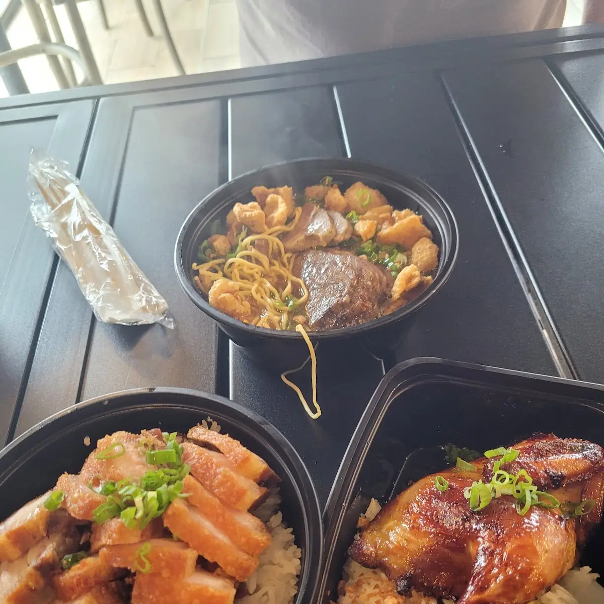 Batchoy Noodle with Ox Tail and Crispy Pork