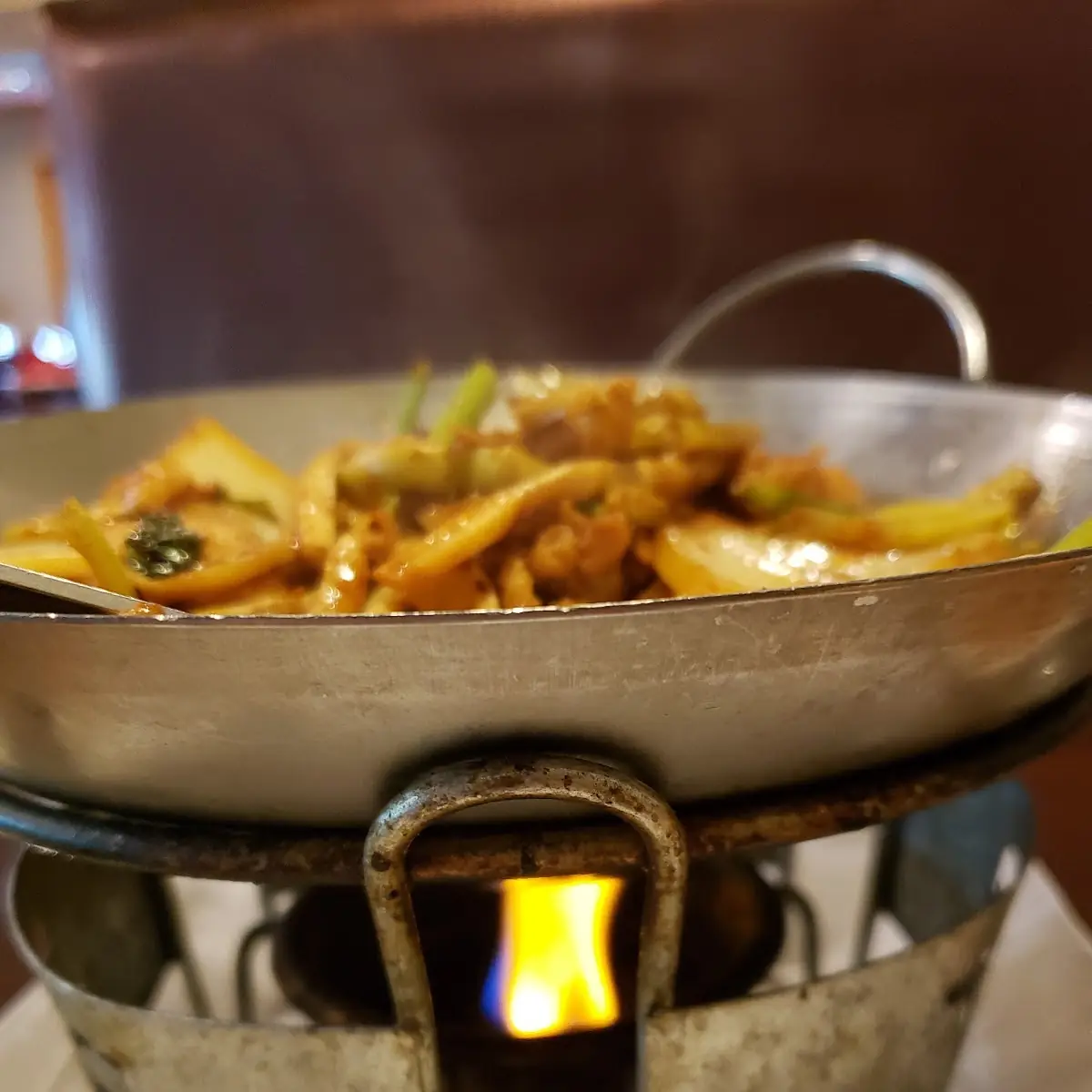 Spicy Chicken in a Wok