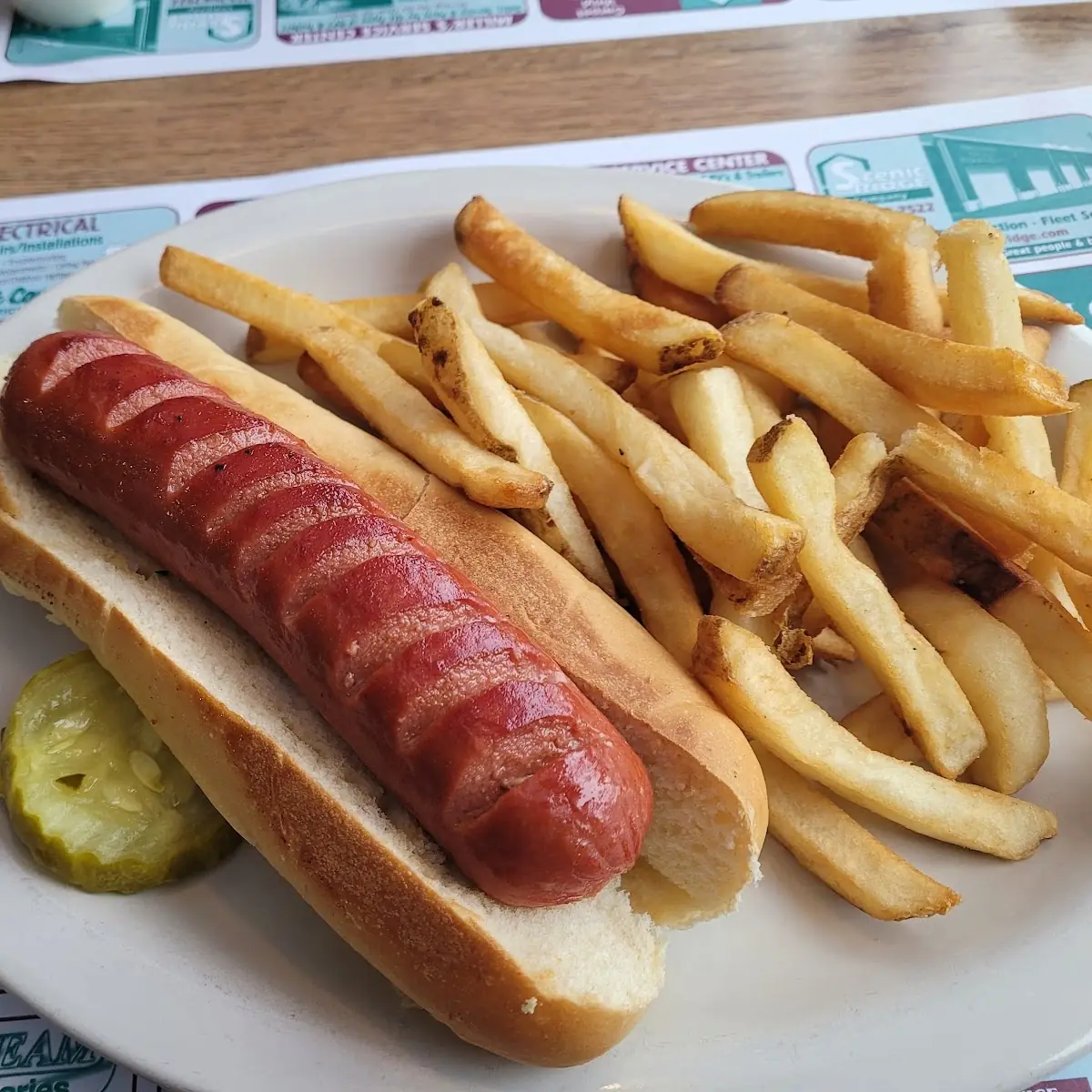 Hot Dog and Fries