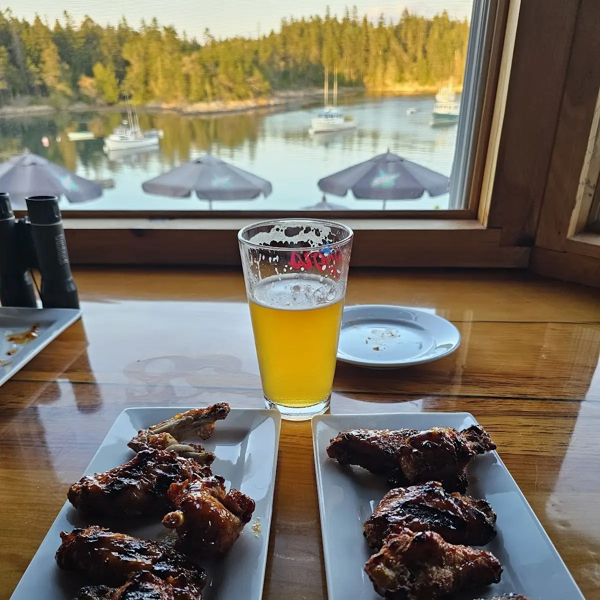 Chicken Wings and a Cold Draught Beer