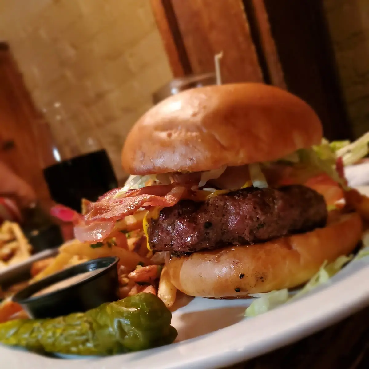 The Porters Half Pound Cheeseburger
