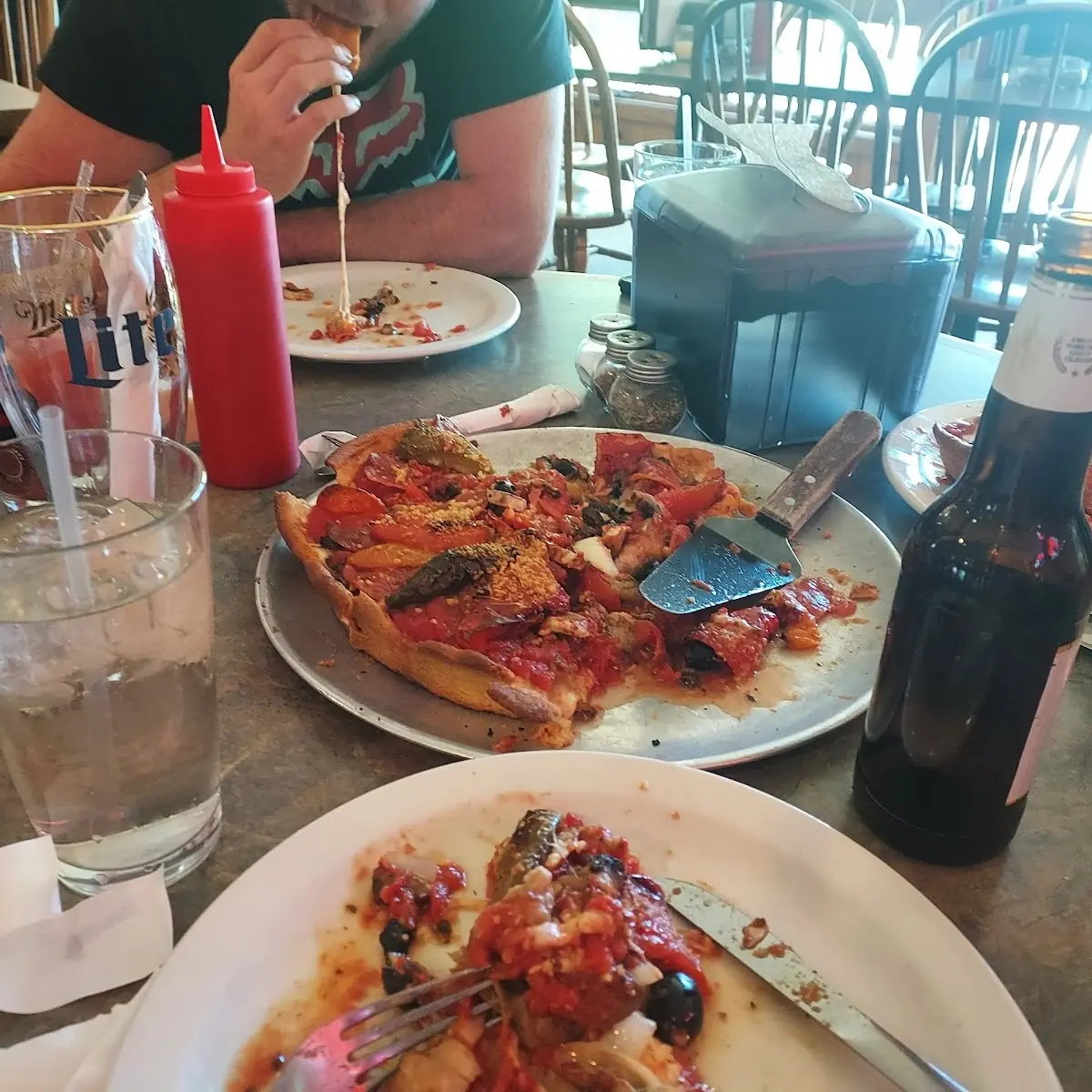 Deep Dish Supreme Pizza