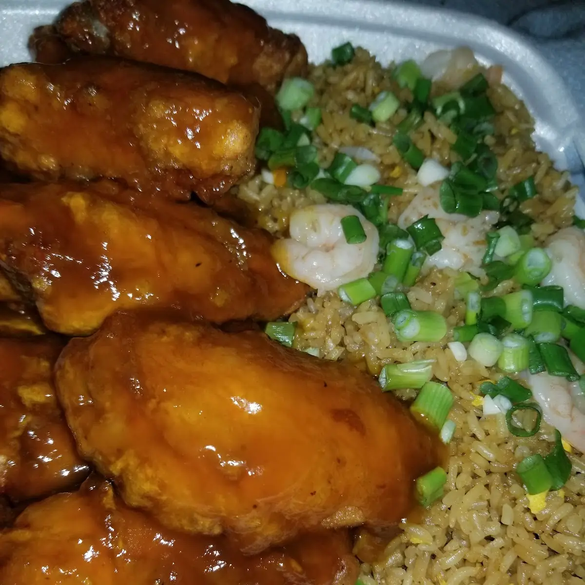 Chicken Wings and Rice