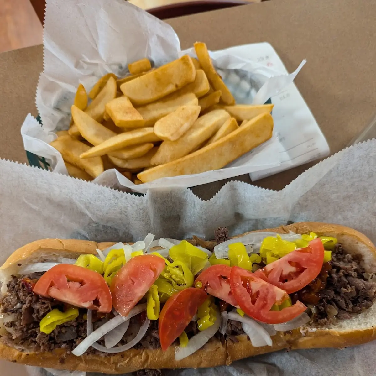 Cheesesteak Sub Combo
