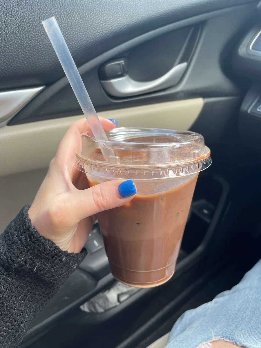 Iced Mocha with Oat Milk