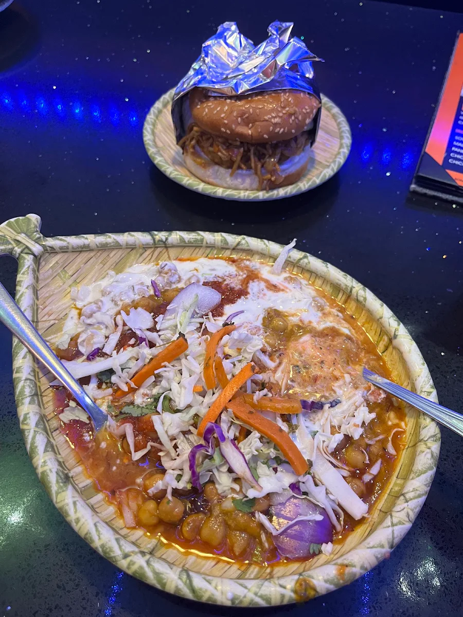 Paneer Samosa Chat, Bombay Chowpatty