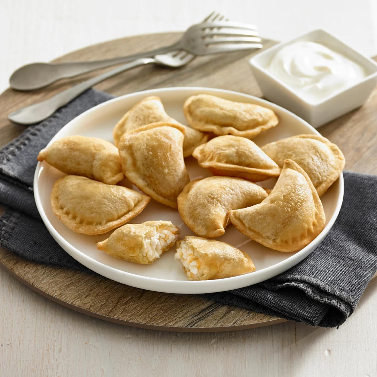 Cheesy Perogies