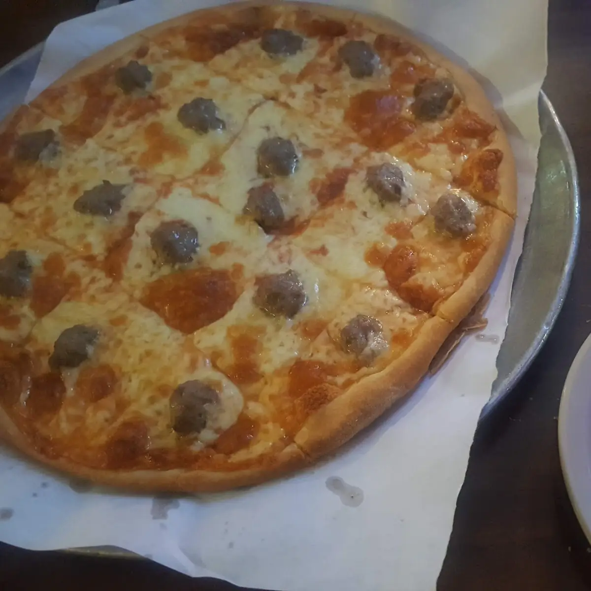 Sausage Pepperoni & Hot Cheese Pizza