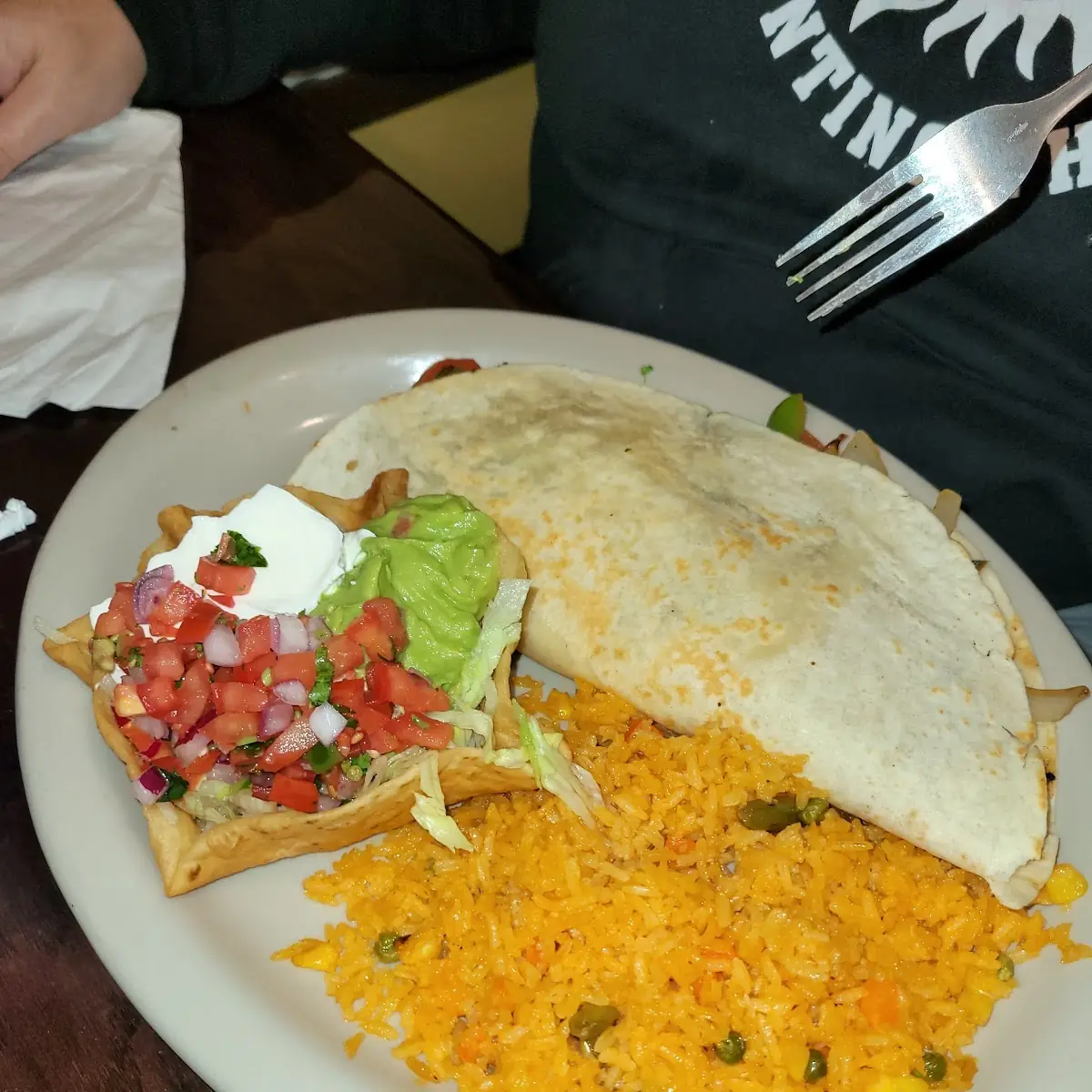 Taco, Rice & Beans