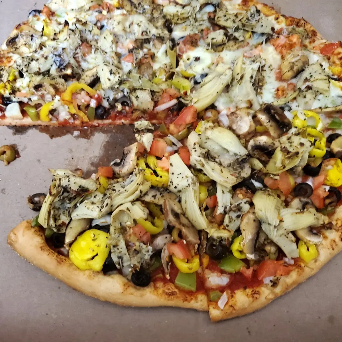Vegan Pizza F Half with Cheese