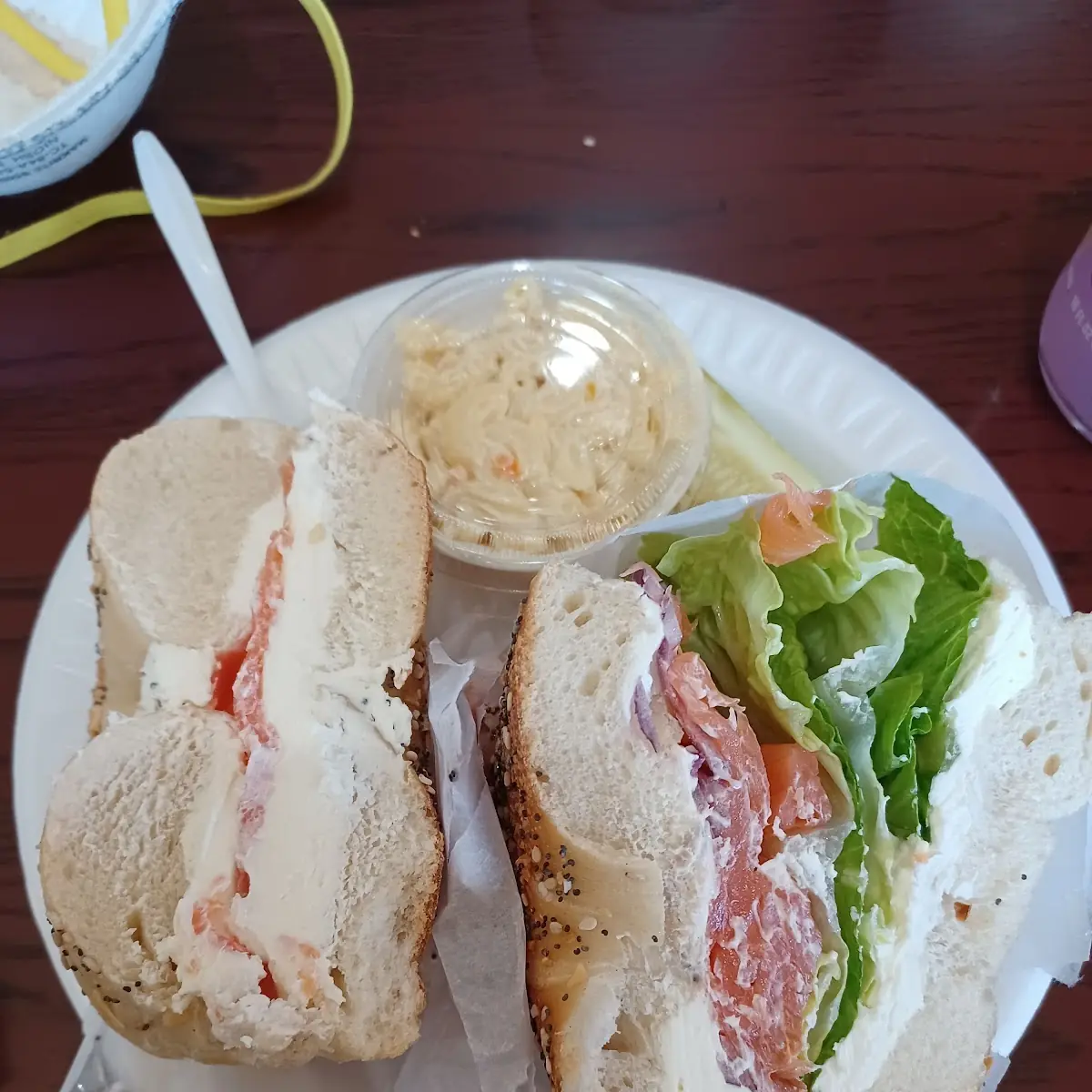 Nova Lox Sandwich