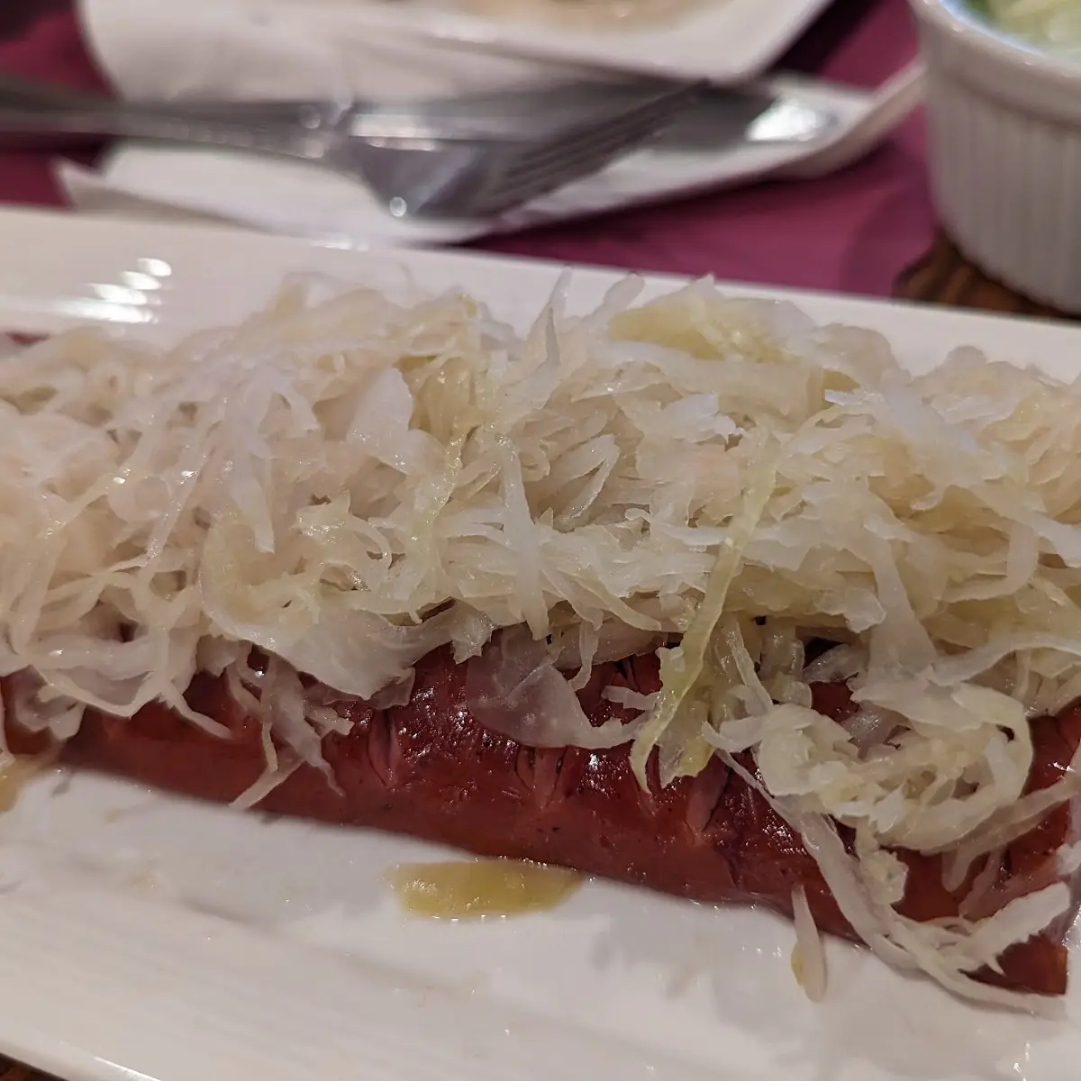 Kielbasa with Sauerkraut