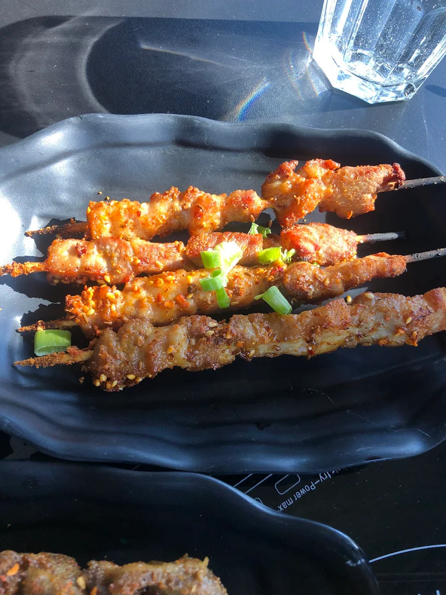 Crispy Pork Skewers 4 pcs, MR. PANDA BBQ
