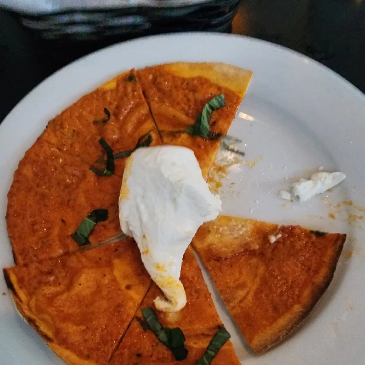 Burrata Vodka Thin Crust