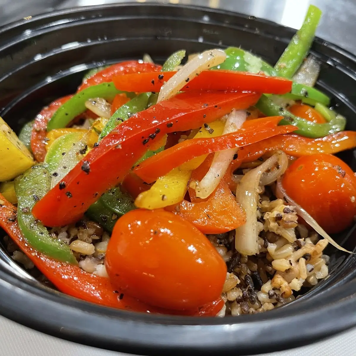 Sweet Corn with Peppers & Onions
