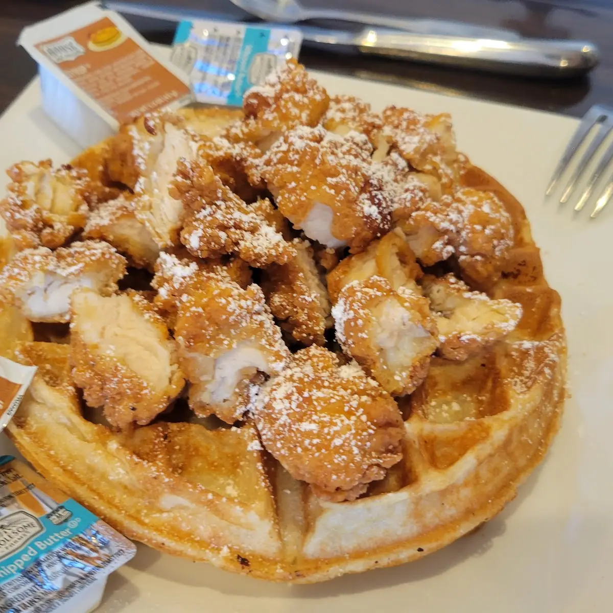Southern Fried Chicken Cobb Salad .