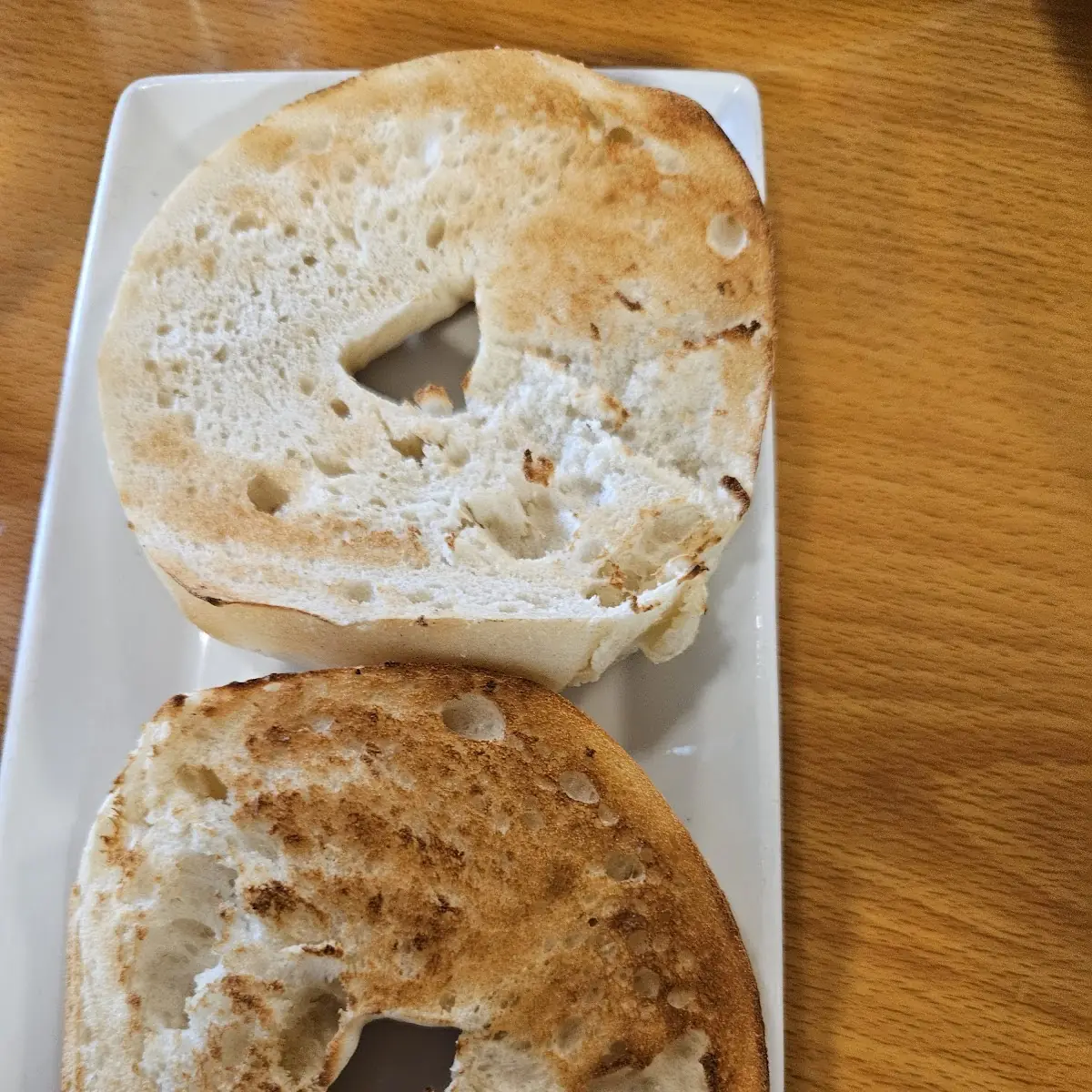 Toasted Plain Bagel