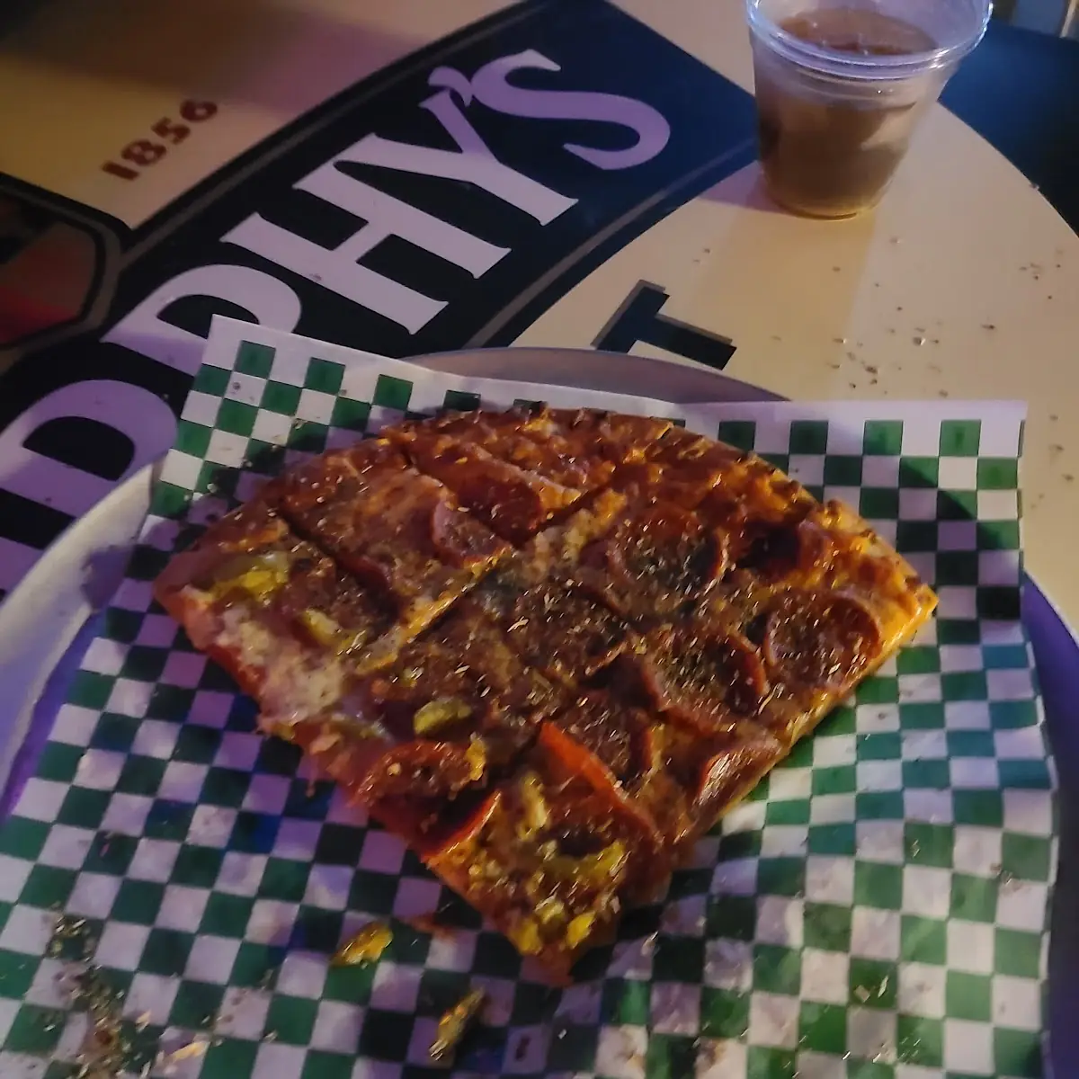 Thin Crust Pepperoni Pizza