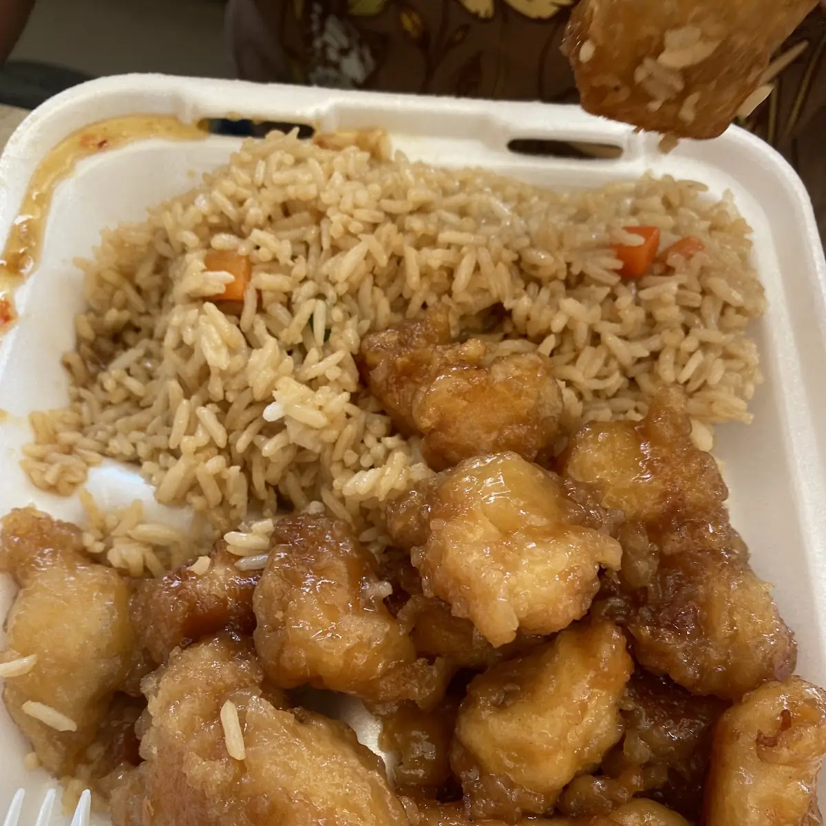 Orange Chicken and Rice