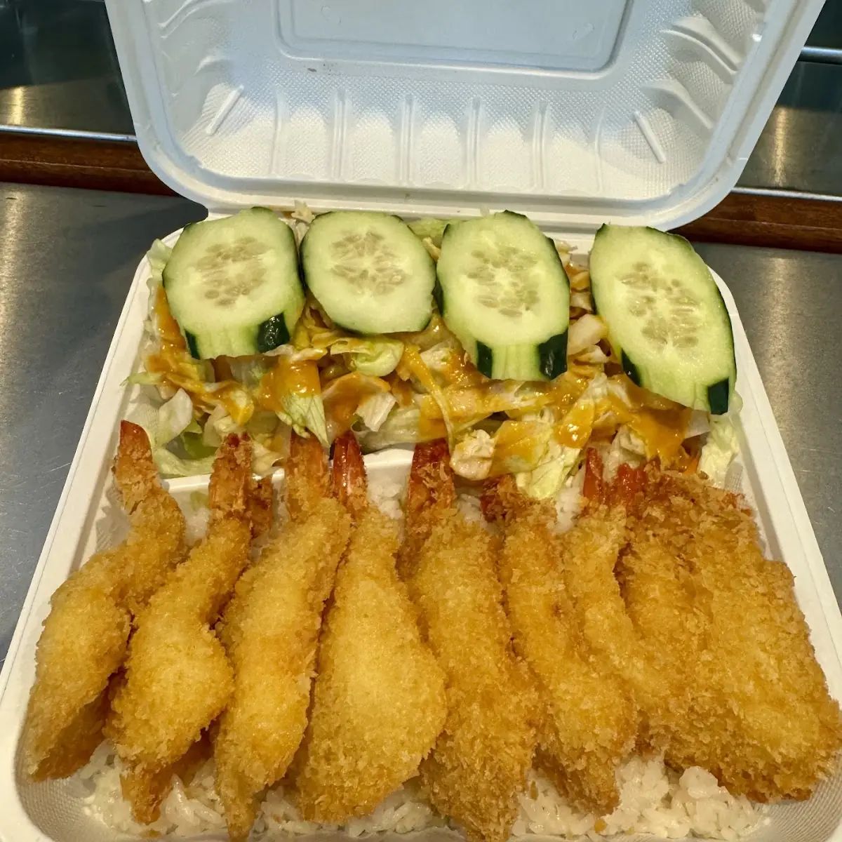 Fried Shrimp Basket 10 pcs