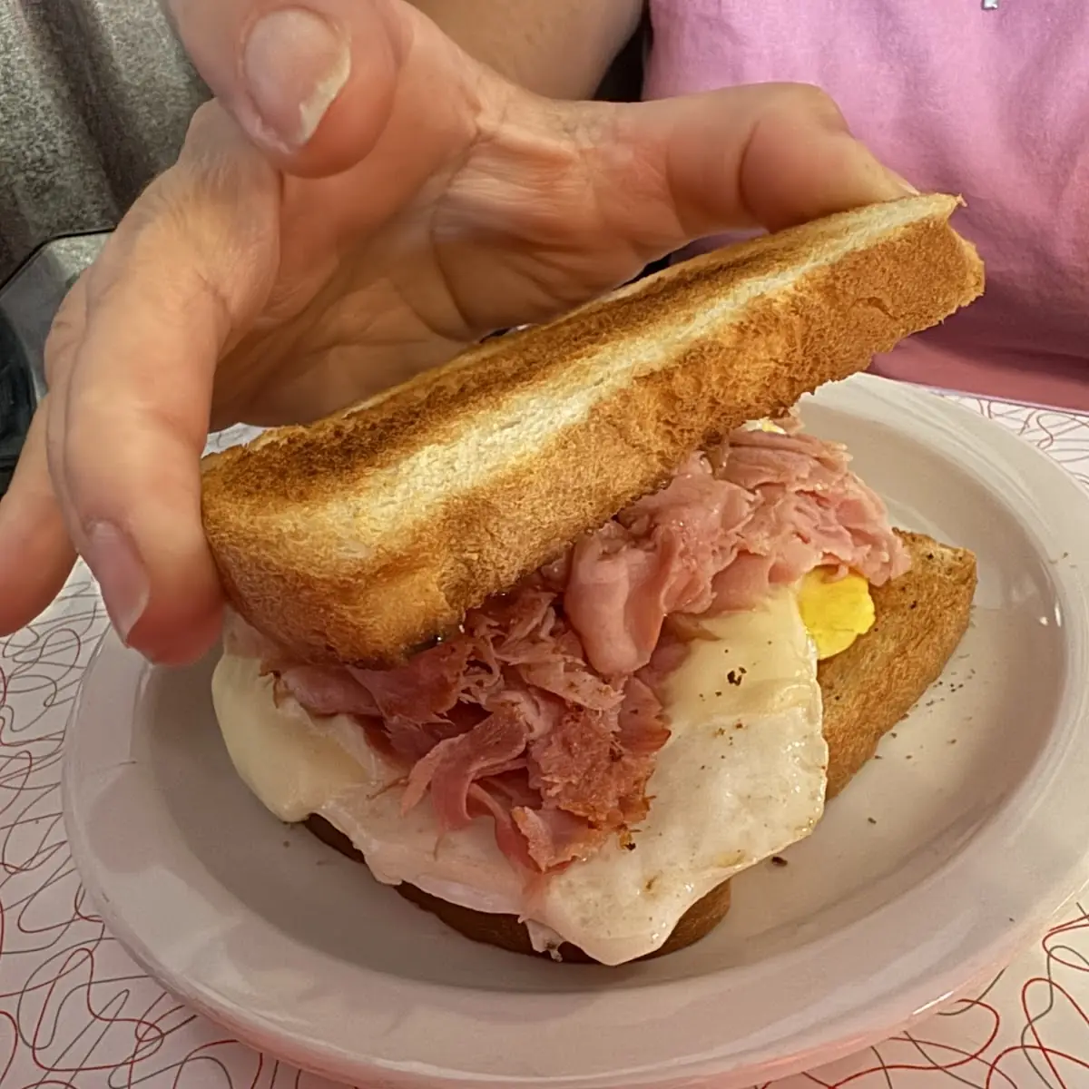 Breakfast Sandwich with Ham