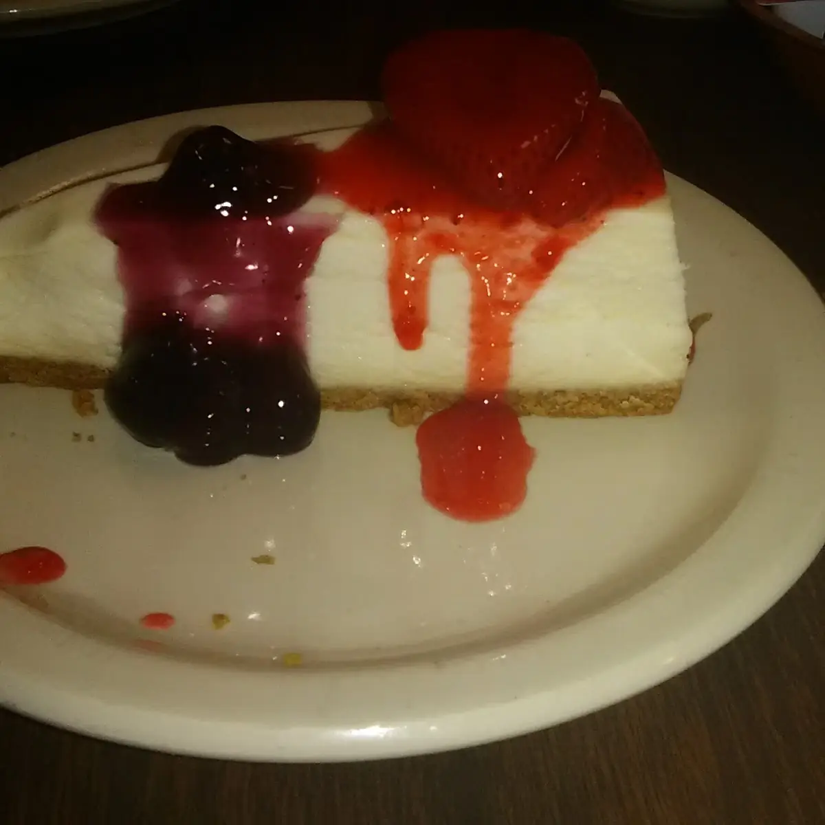 Cherry Strawberry Cheesecake