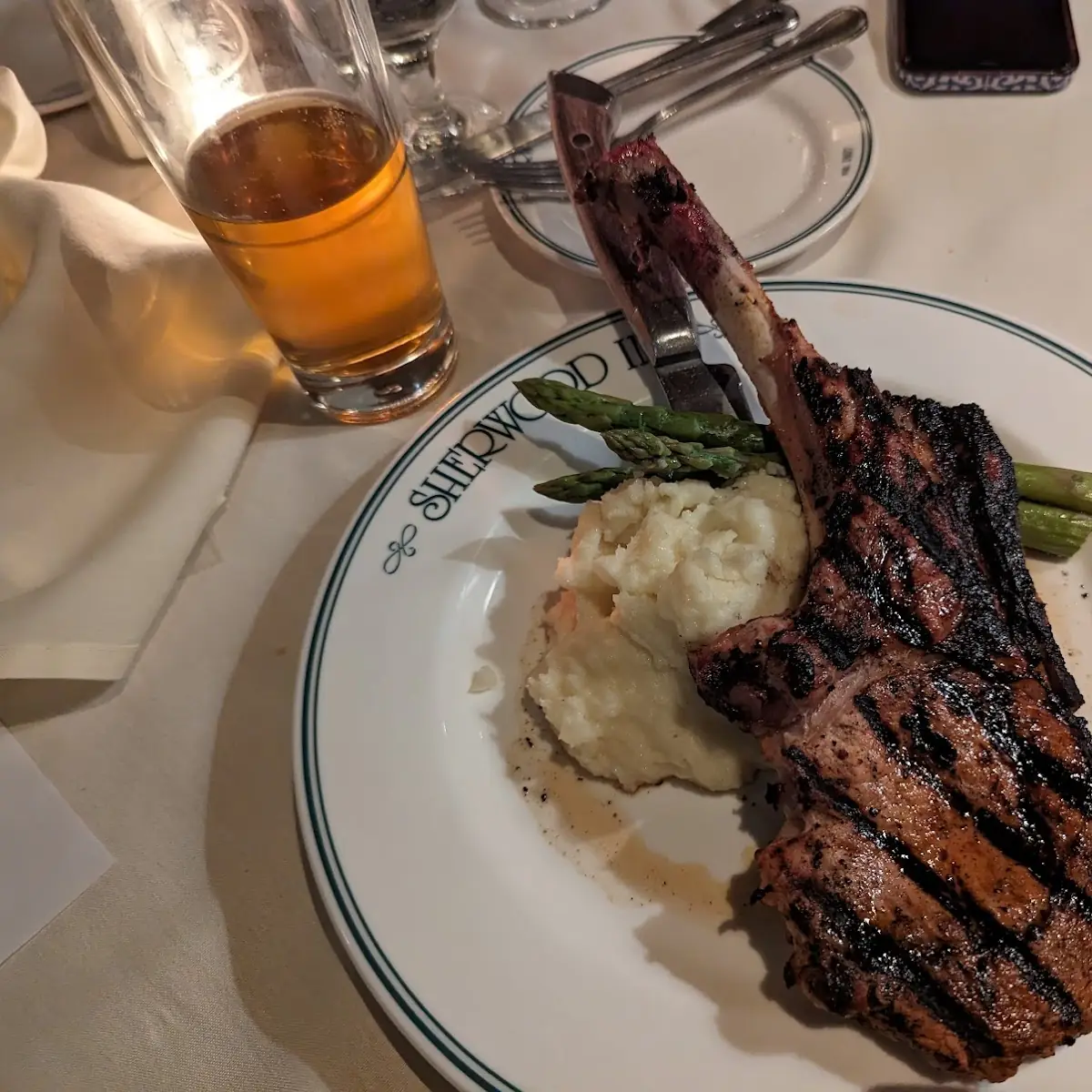Pork Chop with Mashed Potatoes