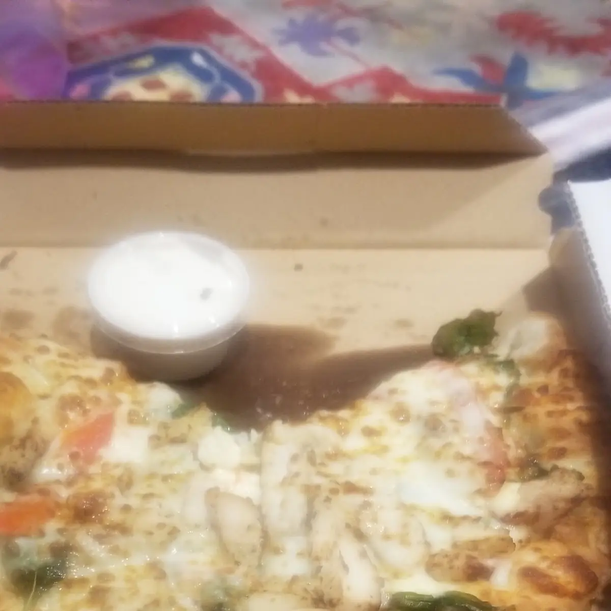 Chicken Alfredo Pizza