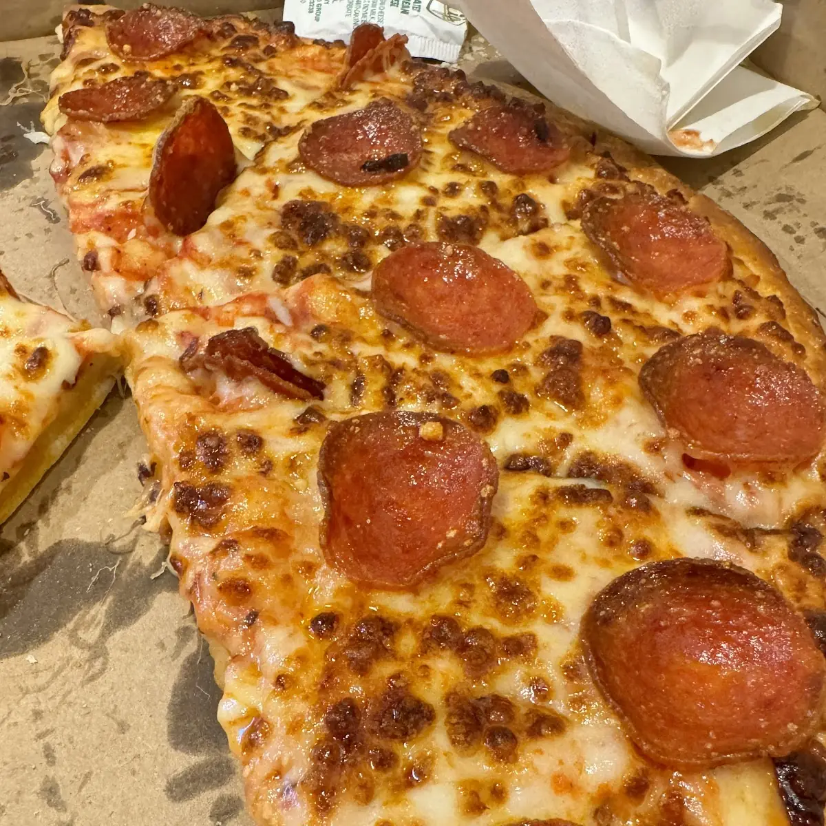 Cream Cheese Pepperoni Pizza