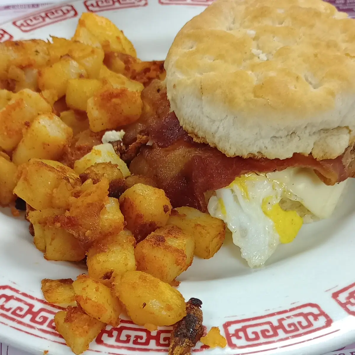 Egg Bacon Cheese Biscuit