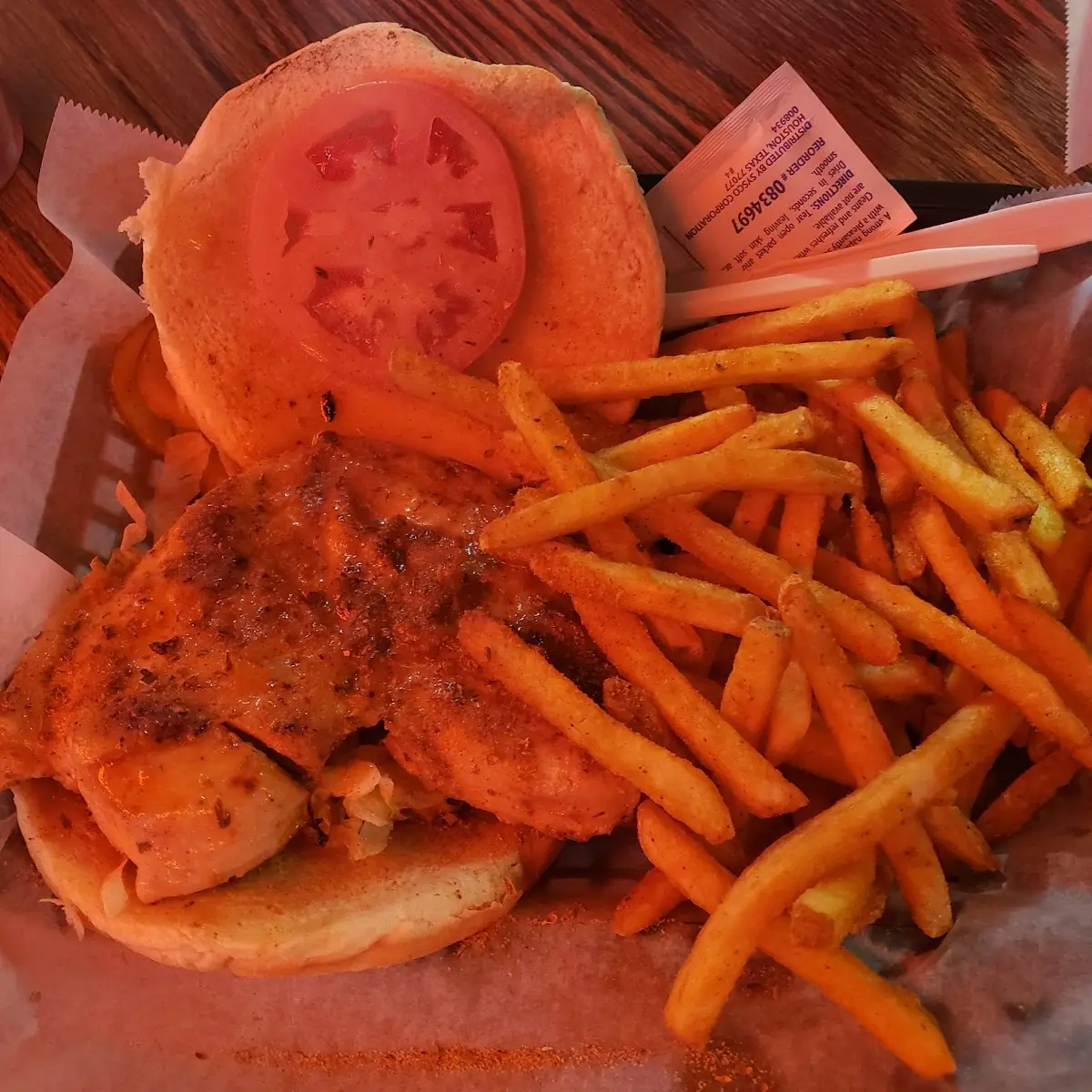Cajun Chicken Sandwich