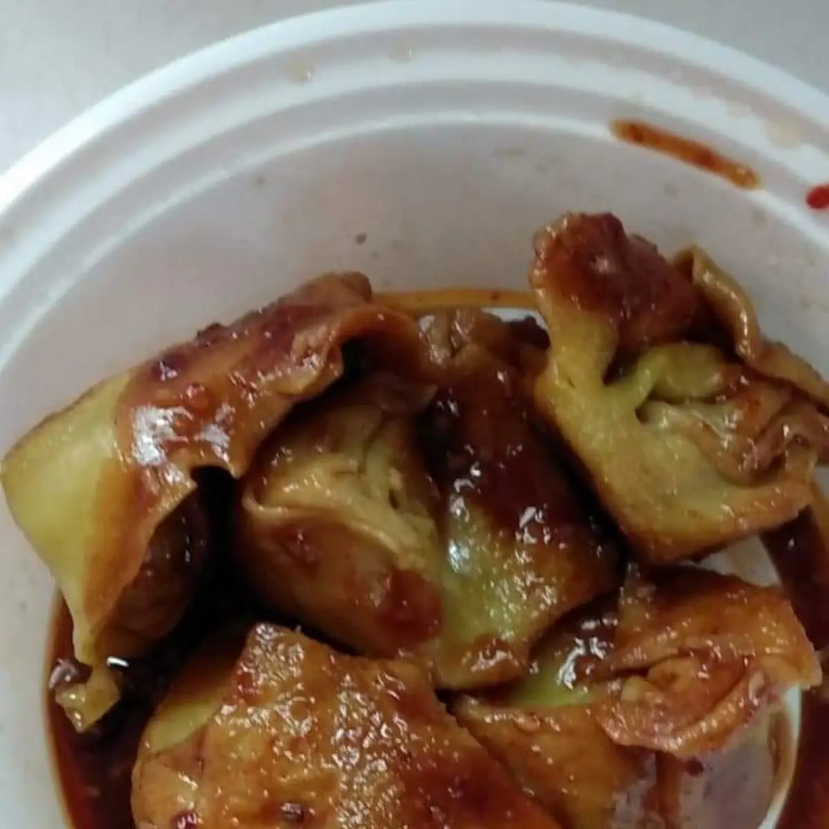 Won Ton with Garlic Sauce