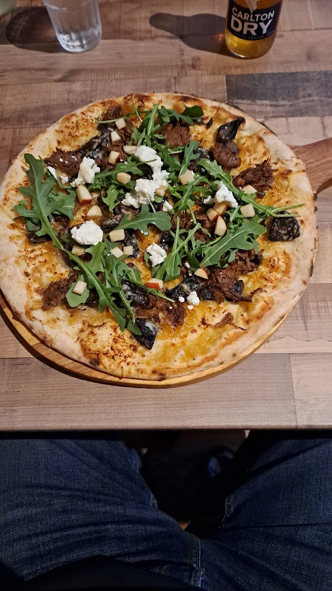 Beef and Mushrooms, Red Door Pizza