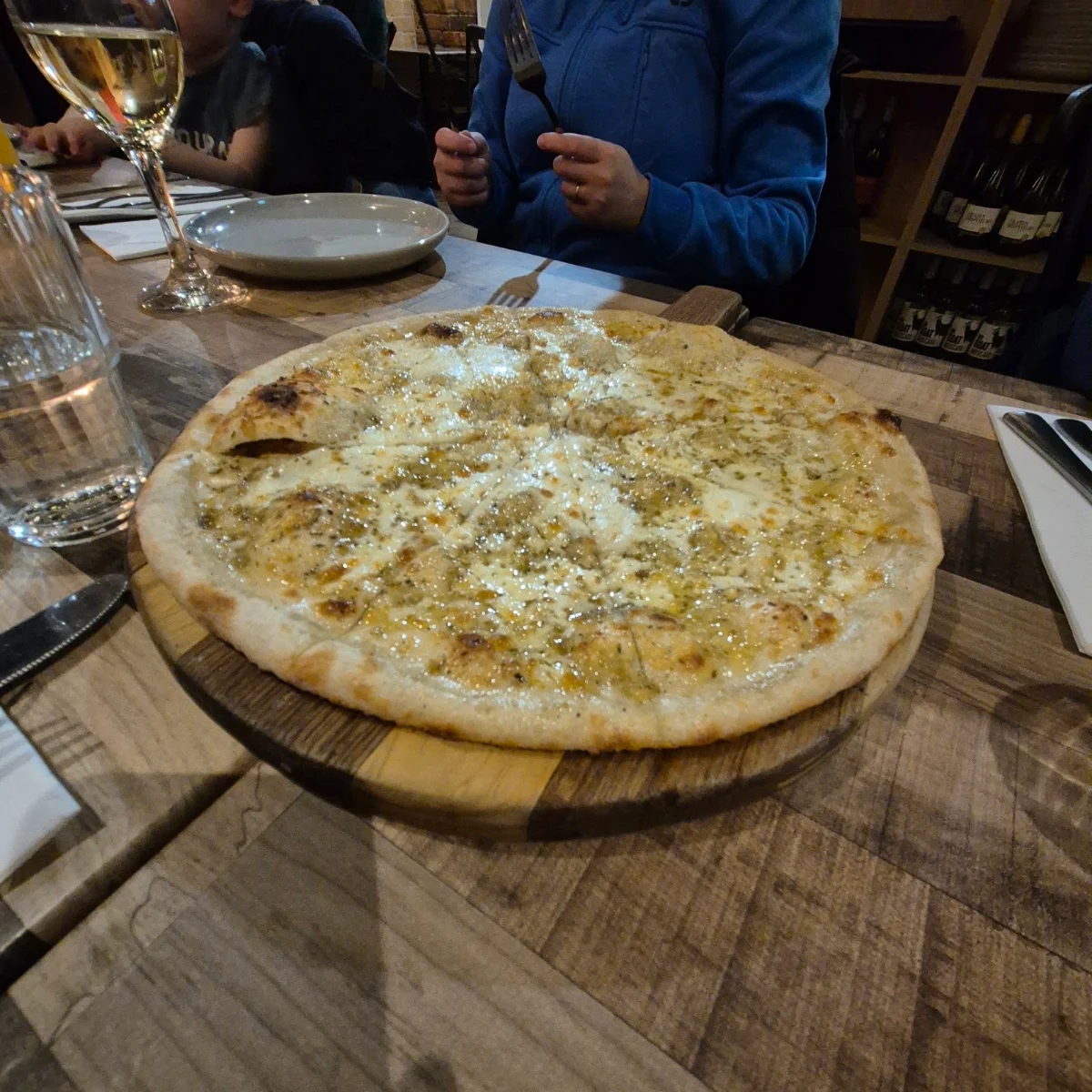 Garlic Pizza, Red Door Pizza