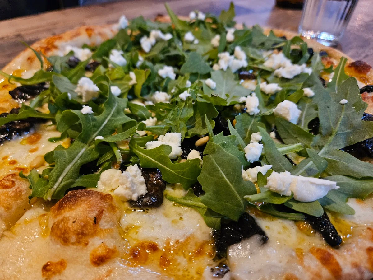Mushroom Pizza V, Red Door Pizza