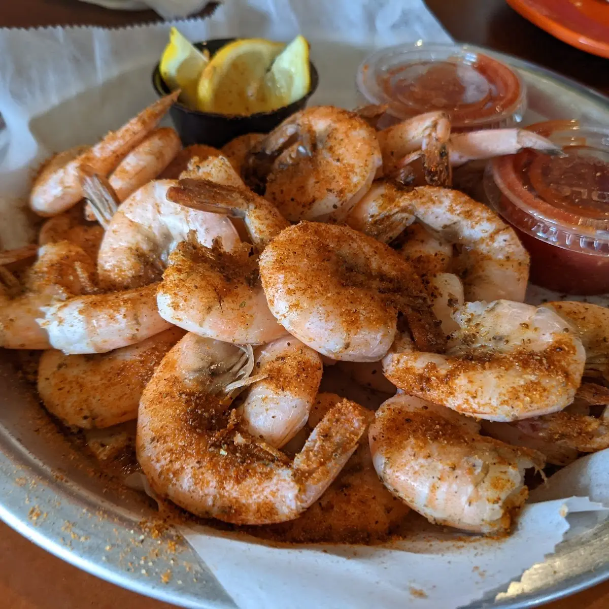 Steamed Shrimp with Extra Dry Rub