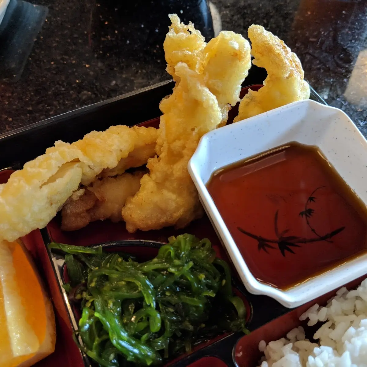 Grilled Salmon Bento Box