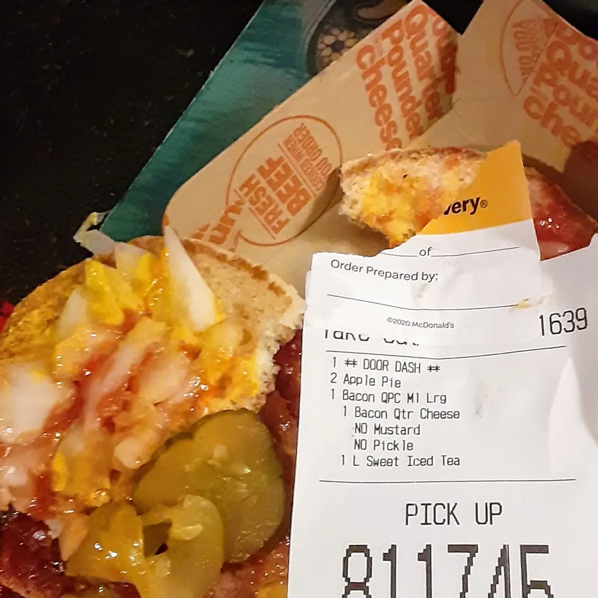 Bacon Quarter Pounder