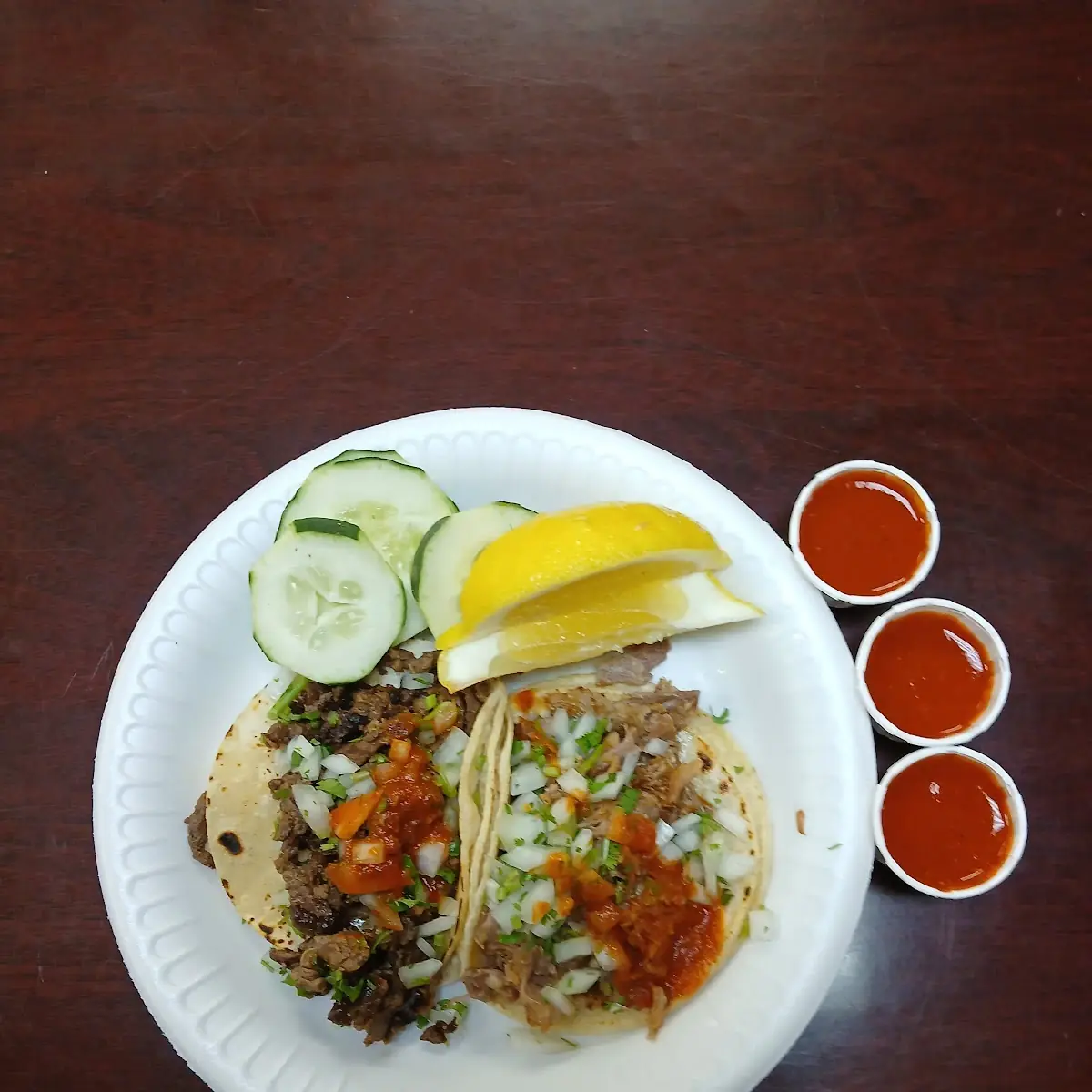 Carnitas and Cabeza Tacos