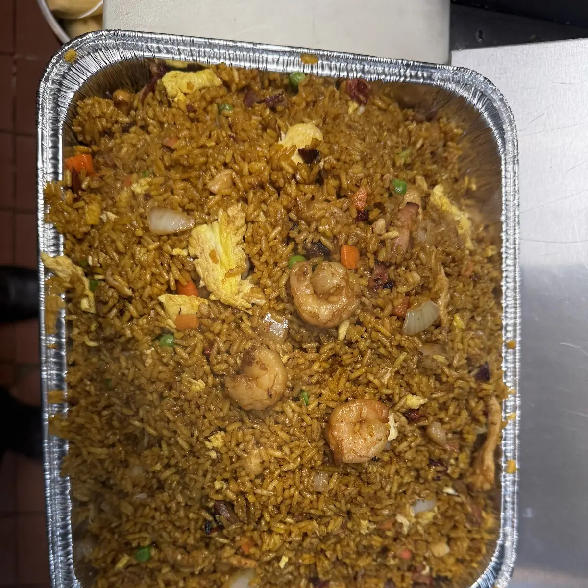 Chicken Wing w Pork Fried Rice
